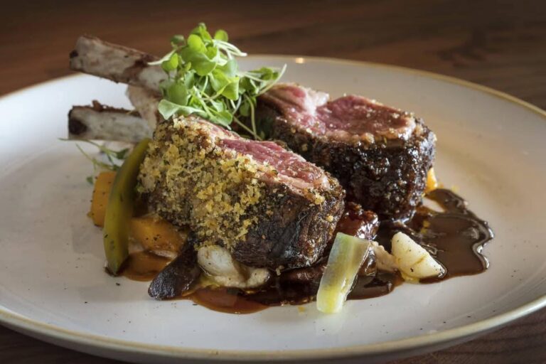 Lamb chops at Ritz-Carlton in Aruba