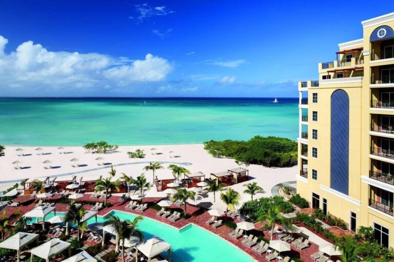 Balcony shot at Ritz-Carlton in Aruba